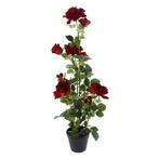Kunstplant Rozen | Gardalux | 95 cm (In pot), Huis en Inrichting, Woonaccessoires | Kunstplanten en Kunstbloemen, Verzenden, Nieuw