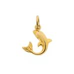 Gouden hanger van een dolfijn (ketting hanger), Ophalen of Verzenden, Gebruikt, Goud, Overige merken