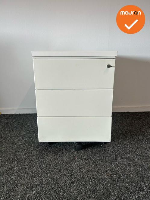 Ladeblok Basic - 58x42x46cm - Wit - 3 laden, Zakelijke goederen, Kantoor en Winkelinrichting | Kantoormeubilair en Inrichting