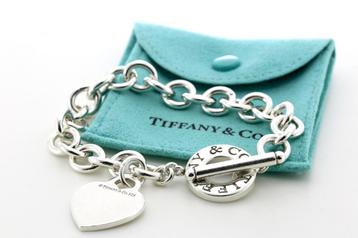 Tiffany &amp; Co. Heart Tag Return to Tiffany Zilver Armband beschikbaar voor biedingen