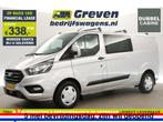 Ford Transit Custom 2.0 TDCI L2H1 DC 6 Pers Airco Cam €338pm, Auto's, Bestelauto's, Nieuw, Ford, Zilver of Grijs, Handgeschakeld