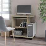 vidaXL Computerbureau 80x50x75 cm bewerkt hout sonoma, Verzenden, Nieuw