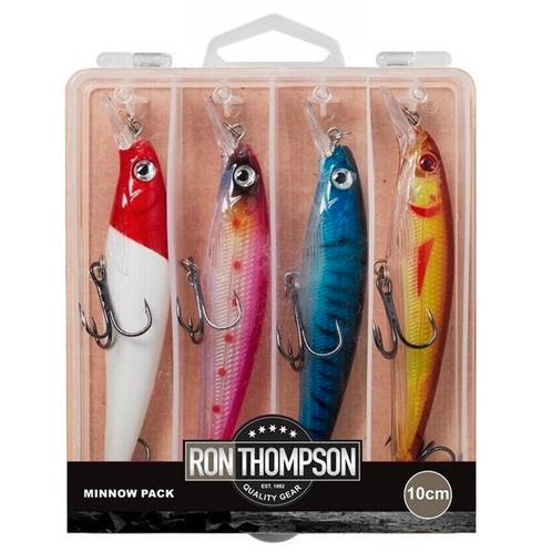 Ron Thompson Minnow Pack in Box 10cm - 4pcs, Watersport en Boten, Hengelsport | Algemeen, Overige typen, Nieuw, Verzenden