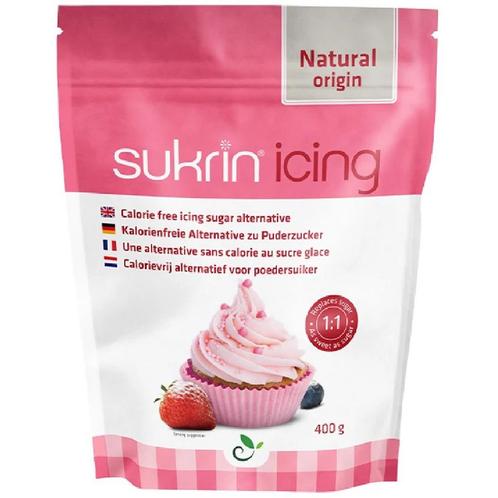 Sukrin Suikervervanger Poedersuiker 400g, Hobby en Vrije tijd, Taarten en Cupcakes maken, Nieuw, Verzenden