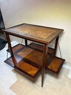 Kast - Art Deco Theekast met Geometrisch Design - Hout