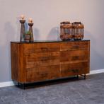 Dressoir Mangohout Levi 175 cm, Verzenden, Nieuw, Industriële meubels, 25 tot 50 cm