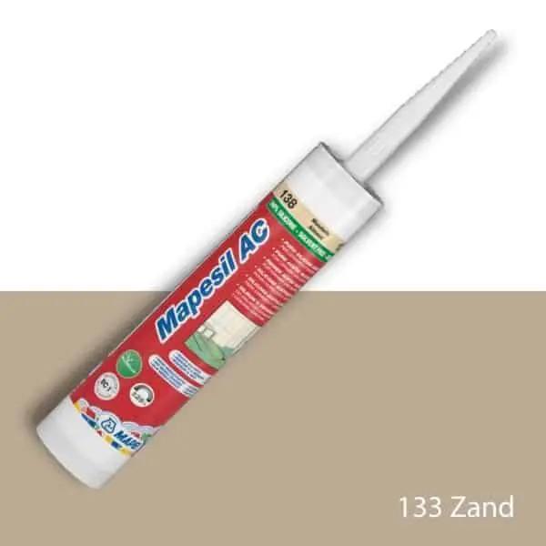 Mapei Mapesil AC - Siliconenkit - 310ml - Zand 133, Doe-het-zelf en Verbouw, Tegels, Nieuw, Keramiek, Ophalen of Verzenden