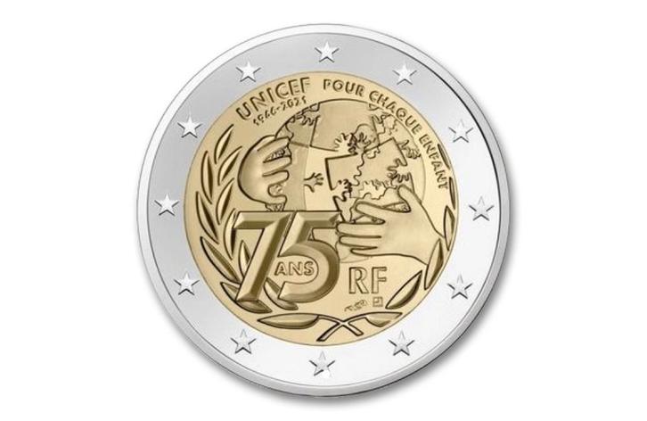 2 euro Unicef 2021 - Frankrijk, Postzegels en Munten, Munten | Europa | Euromunten, Verzenden