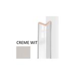 Hoeklijst MDF Sanimex Crème Wit 260 cm x 28 mm x 28 mm, Nieuw, Ophalen of Verzenden