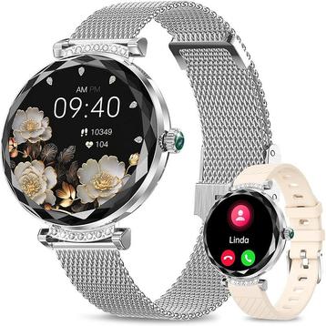 Fitonyo - smartwatch voor dames - zilverkleurig - hartslag beschikbaar voor biedingen