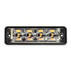 Ultra platte Slimline LED Flitser 4 LEDs Blauw | 10-30v |, Verzenden, Nieuw