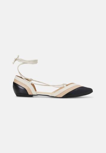 Mangará Cereja Dames sandalen - Leder - Off-White en Zwart