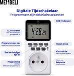 Membeli Tijdschakelaar voor Binnen - Schakelklok Stopcontact, Ophalen of Verzenden, Zo goed als nieuw