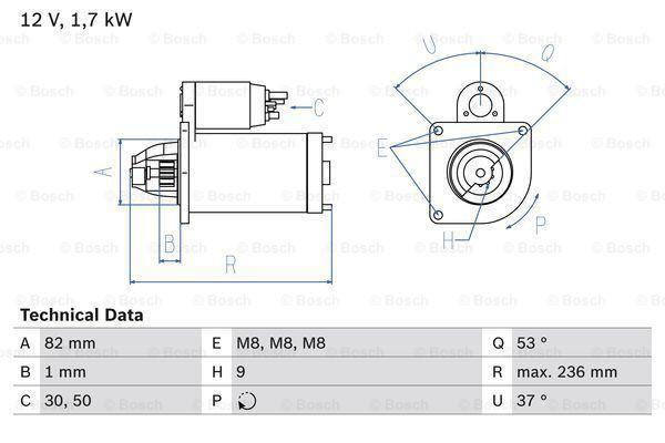 Startmotor / Starter, Auto-onderdelen, Motor en Toebehoren, Nieuw, Ophalen of Verzenden