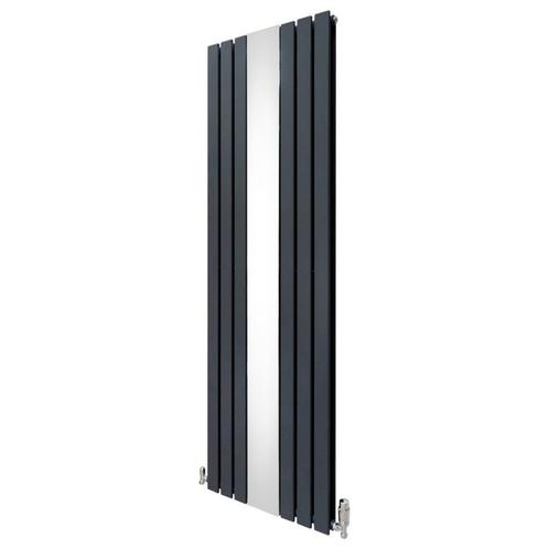 Platte Spiegel Radiatoren & TRV Chroom Kleppen - 1800mm x, Doe-het-zelf en Verbouw, Verwarming en Radiatoren, Verzenden