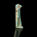 Oud-Egyptisch Faience Thoth Amulet - God van Wijsheid en