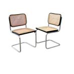 Gavina - Marcel Breuer - Stoel (2) - Cesca chair - Metallo