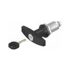 Slot T-greep 40mm zwart met cilinder, Caravans en Kamperen, Ophalen of Verzenden, Nieuw