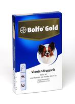 Bolfo Gold Hond 40 - 4 pipetten | Tot 4KG, Nieuw, Ophalen of Verzenden