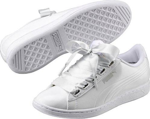 PUMA - 38 - Vikky Ribbon P Sneakers Dames - White, Kleding | Dames, Schoenen, Verzenden