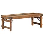 vidaXL Salontafel Bruin 110 x 55 x 40 cm massief gerecycled, Huis en Inrichting, Tafels | Salontafels, Verzenden, Nieuw, 50 tot 100 cm