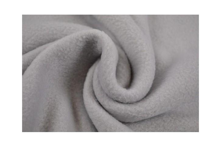 10 meter fleece stof Zilvergrijs - Anti Pilling Fleece, Hobby en Vrije tijd, Stoffen en Lappen, 120 cm of meer, 200 cm of meer