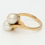 Ring - 18 karaat Geel goud - Parel, Nieuw