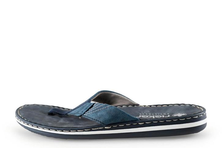 Rieker Slippers in maat 42 Blauw, Kleding | Dames, Schoenen, Blauw, Zo goed als nieuw, Slippers, Verzenden