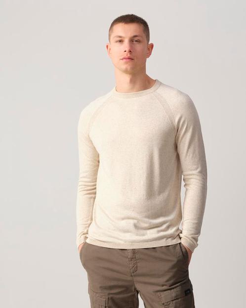 -60% J.C. Rags  J.C. Rags Cedric trui ronde hals  maat L, Kleding | Heren, Truien en Vesten, Bruin, Nieuw, Verzenden
