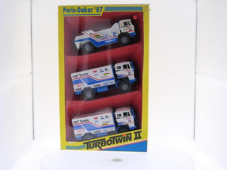 Schaal 1:50 Portegies truck models DAF Turbotwin II Parij..., Hobby en Vrije tijd, Modelauto's | 1:50, Zo goed als nieuw, Ophalen of Verzenden