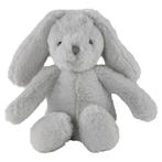 knuffel konijn grijs 27cm, Verzenden, Nieuw