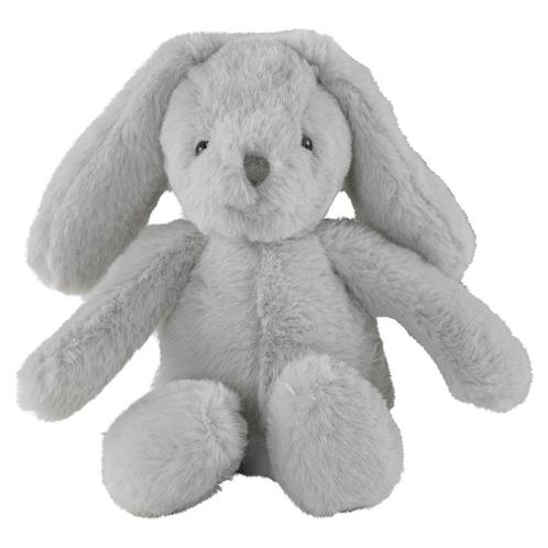 knuffel konijn grijs 27cm, Huis en Inrichting, Woonaccessoires | Overige, Verzenden