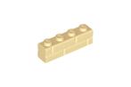 LEGO Masonry Bricks 1×4 Tan (20 stuks) 15533 | Bouwsteen | N, Ophalen of Verzenden, Nieuw