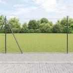 vidaXL Hek Post Anders 26 pcs Zilver 3.2 x 3.2 x 88.5 cm, Verzenden, Nieuw