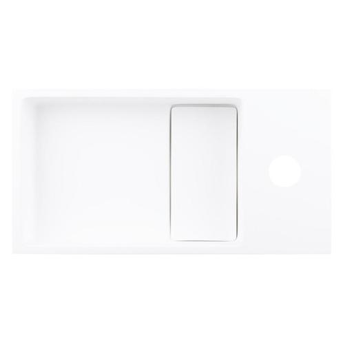 Fontein Differnz Solid Surface 36x18.5x9 cm Wit, Doe-het-zelf en Verbouw, Sanitair, Ophalen of Verzenden