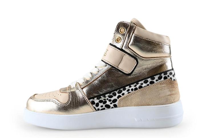DSTRCT Hoge sneakers in maat 37 Goud, Kleding | Dames, Schoenen, Overige kleuren, Zo goed als nieuw, Sneakers of Gympen, Verzenden