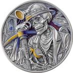 Ghana. 5 Cedis 2025 Miner - Memento Mori 1 oz Antique finish