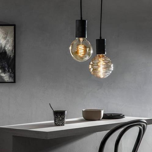 Calex LED Filamentlamp Globe XL Curl Gold Ø125mm E27 3.8W, Huis en Inrichting, Lampen | Losse lampen, Ophalen of Verzenden