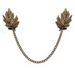 Fako Bijoux® - Vestsluiting - Vestclip - Blad Met Ketting -, Sieraden, Tassen en Uiterlijk, Broches, Verzenden, Nieuw