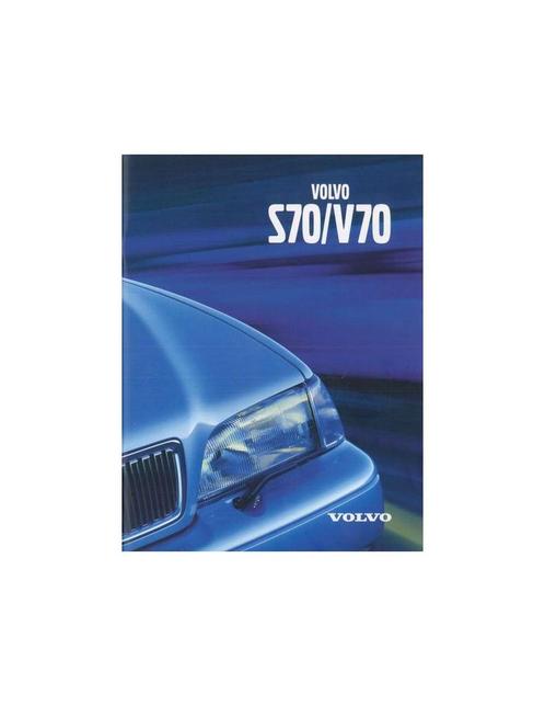 1999 VOLVO S70 / V70 BROCHURE ENGELS, Boeken, Auto's | Folders en Tijdschriften, Volvo
