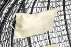 Hangstoel - Ei stoel - met frame - zwart-beige - tot 125 kg