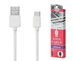 USB-C Kabel Quick Charge - 1 meter - Wit Remax RC-006a, Ophalen of Verzenden, Nieuw