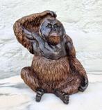 Beeldje - Orang oetan - aap - Brons, Antiek en Kunst