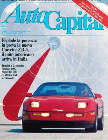 1990 AUTOCAPITAL MAGAZINE 08 ITALIAANS beschikbaar voor biedingen