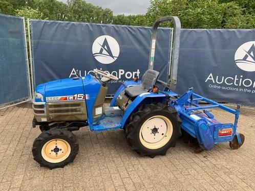 Veiling: Minitractor Iseki TM15F Diesel met frees, Zakelijke goederen, Agrarisch | Tractoren, Gebruikt, Overige merken, tot 2500