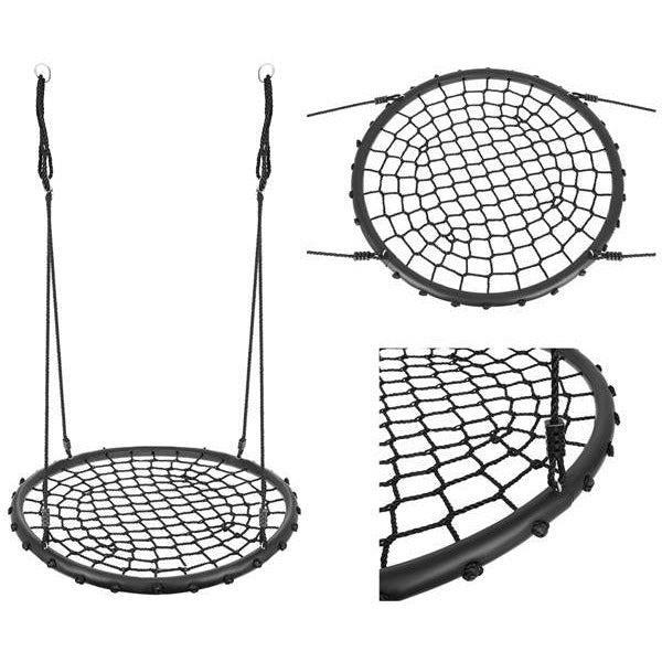 Nestschommel buitenspeelgoed Ø 100 CM zwart voor kinderen en, Kinderen en Baby's, Speelgoed | Buiten | Speeltoestellen, Ophalen of Verzenden