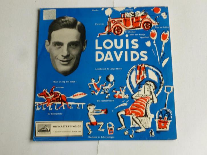 Louis Davids - De Onvergetelijke (LP) HDLP 1001, Cd's en Dvd's, Vinyl | Nederlandstalig, Zo goed als nieuw, Verzenden