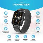 AyeWay Smartwatch met touchreen Stalen Band zwart -, Sieraden, Tassen en Uiterlijk, Smartwatches, Ophalen of Verzenden, Nieuw