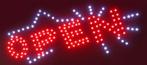 OPEN lamp LED verlichting reclame bord lichtbak #B8, Zakelijke goederen, Horeca | Meubilair en Inrichting, Verzenden, Nieuw in verpakking