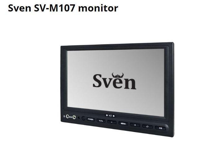 Sven SV-M107 monitor, Auto diversen, Aanhangwagen-onderdelen, Ophalen of Verzenden